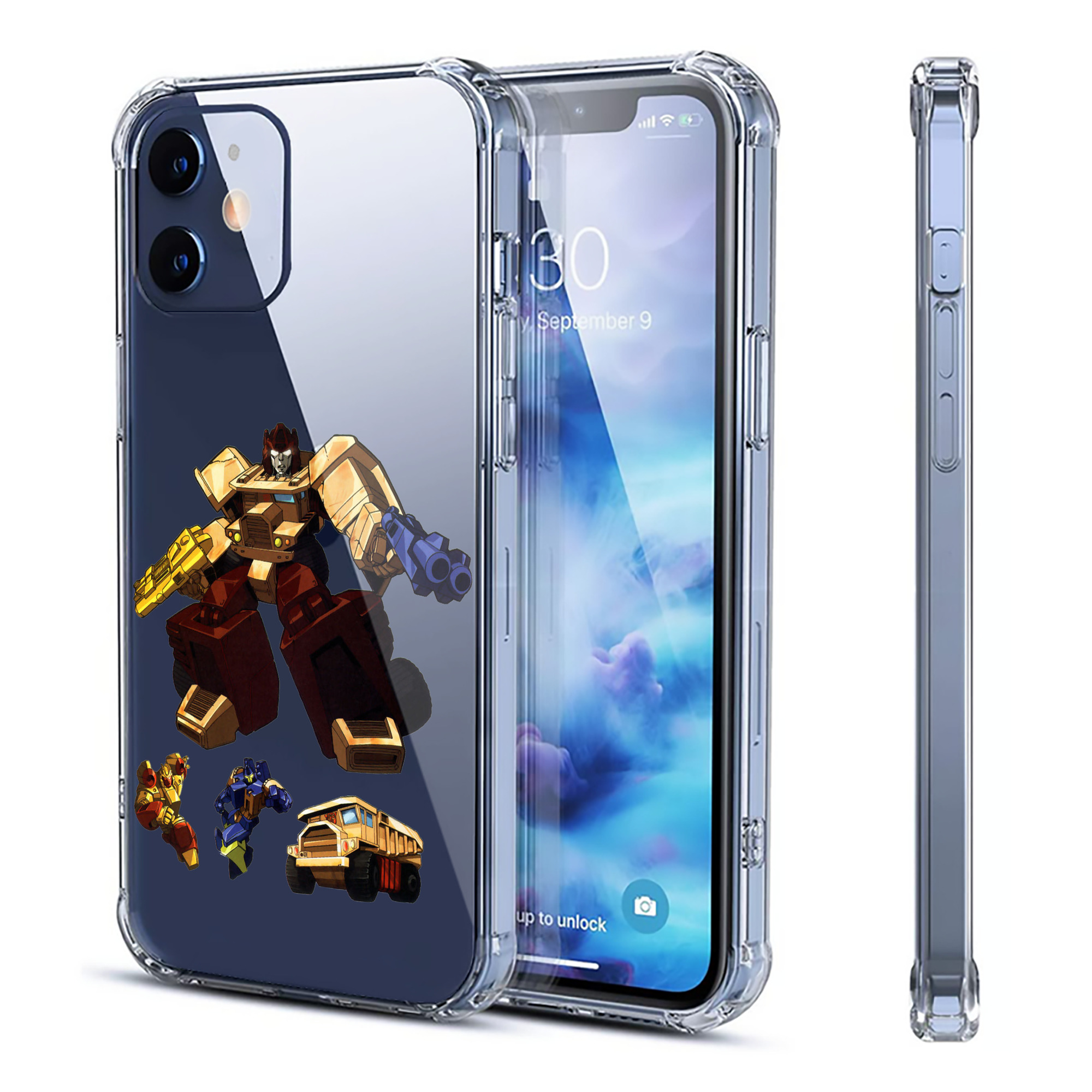 （画像用）  【iPhone 12シリーズ対応】透明スマホケース（クリアソフトケース）